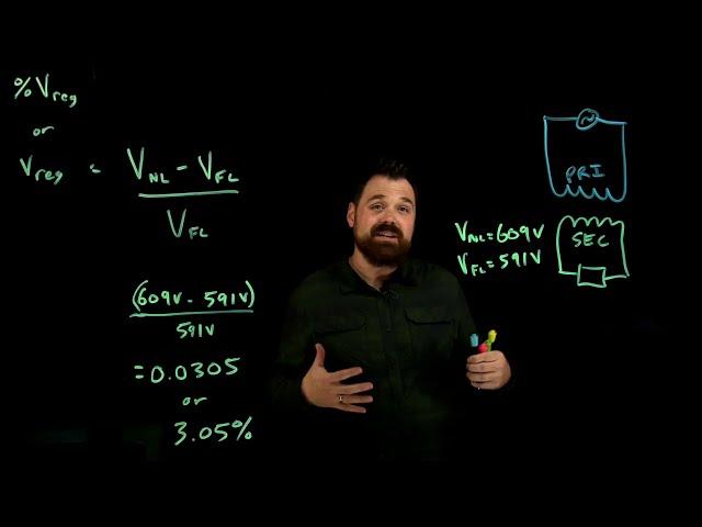 Voltage Regulation of a Transformer