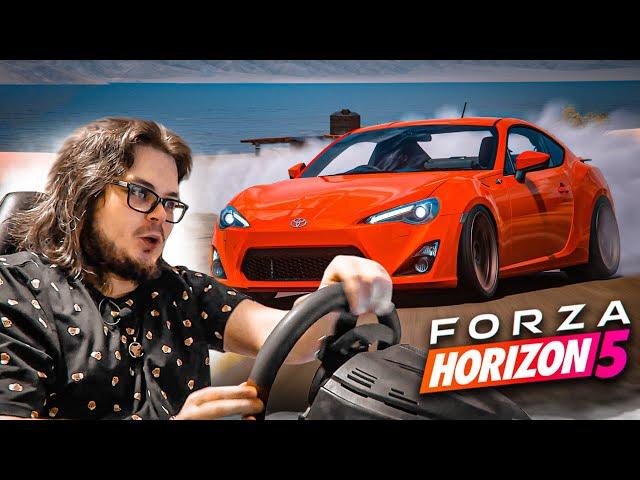 FORZA HORIZON 5 НА ПОДВИЖНОЙ ИГРОВОЙ ПЛАТФОРМЕ! ОЧЕНЬ КРУТЫЕ ОЩУЩЕНИЯ!