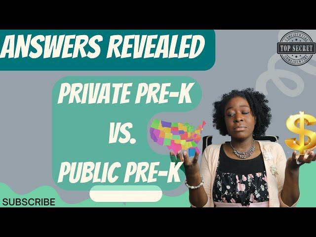 Teaching Preschool AtoZ| The truth about private pre-k vs. public pre-k