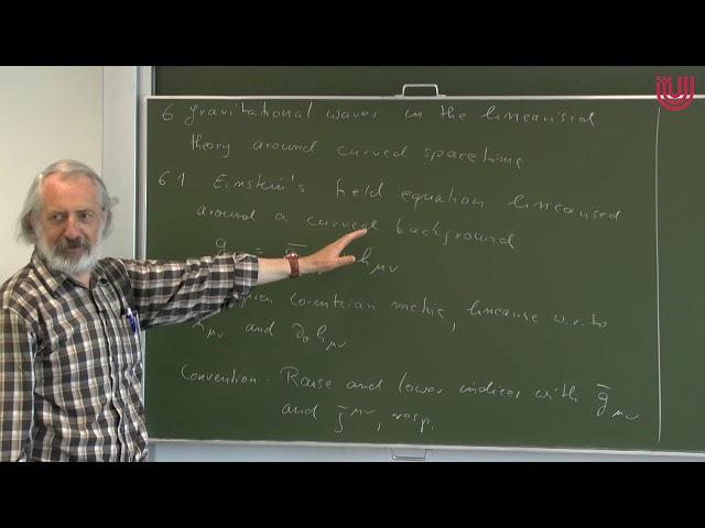 Gravitational waves - Volker Perlick - Lecture 15