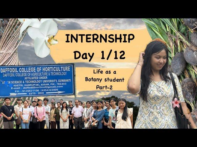 Internship Day1/12 | Life as a Botany Student  Part-2  | Daffodil Nursery