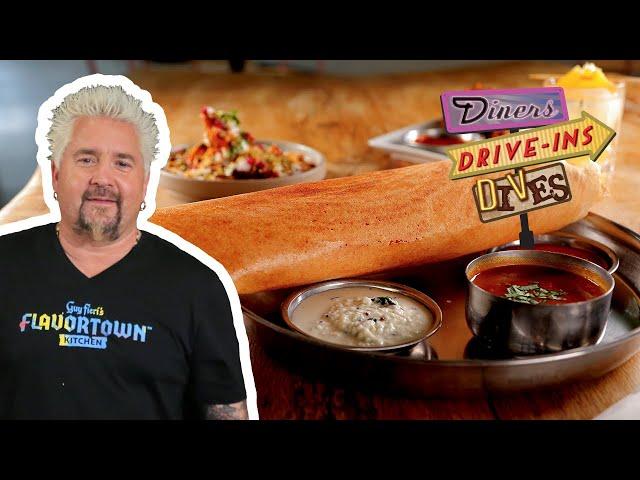 Guy Fieri Eats KNOCK-OUT Masala Dosas in Canada | Diners, Drive-Ins and Dives | Food Network