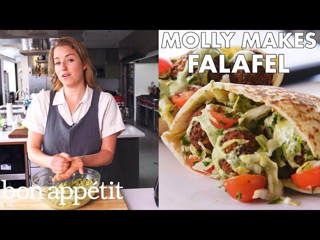 Molly Makes Fresh Herb Falafel | From the Test Kitchen | Bon Appétit