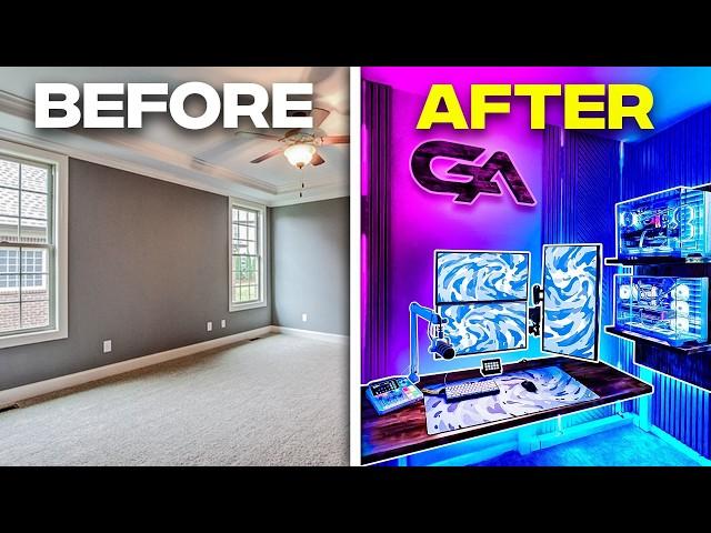 Transforming EMPTY Room into $30,000 DREAM Gaming Setup