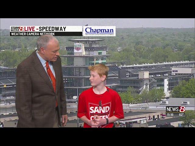 Fishers 6th-grader talks about his interest in meteorology