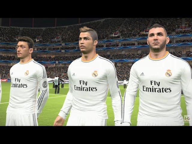 Pro Evolution Soccer 2014 - FC Barcelona vs Real Madrid Gameplay (1080p60fps)