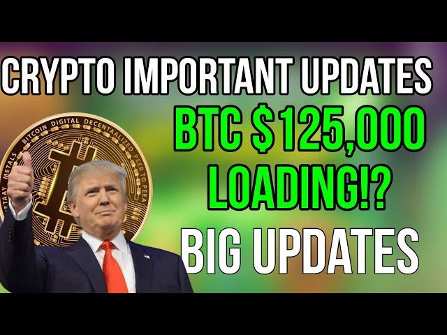 Bitcoin $125,000 loading soon!? | Big update| crypto news in Telugu| Bitcoin news today