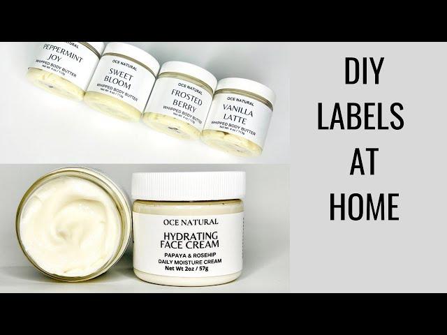 DIY: HOW TO MAKE EASY LABELS FOR YOUR SMALL BUSINESS/SUPER EASY!!