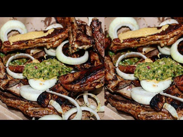 LAMB DIBI/AFRA|Soukouya| Senegambian most popular Street Food Authentic Grilled Lamb||