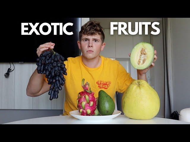 Eating Exotic Fruits!