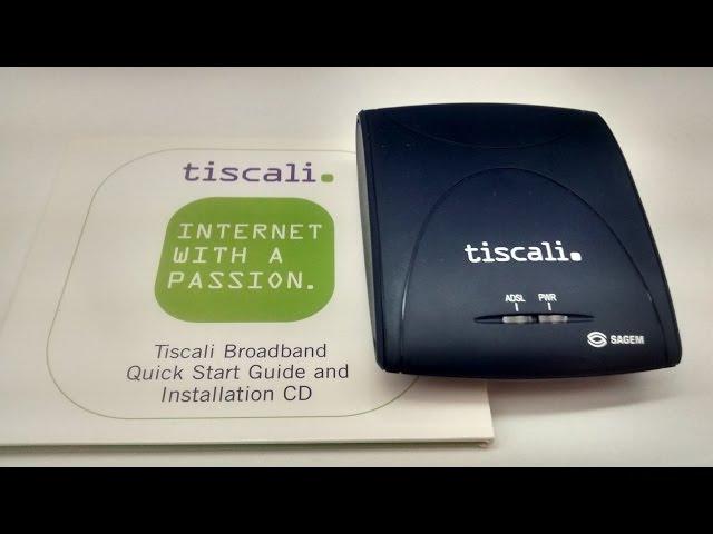 Tiscali/Sagem Fast 800 ADSL Modem: Broadband in the 2000s!