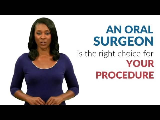 What is an oral surgeon?