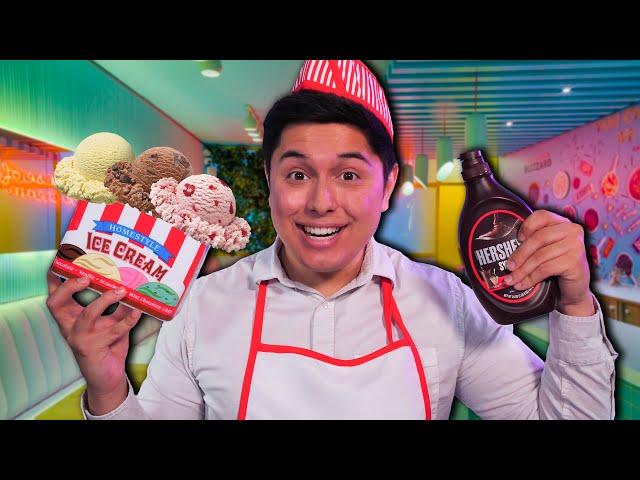 ASMR | The NICE Ice Cream Parlor (Dessert, Food, & Whispers)