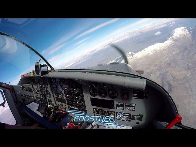 Pilatus PC-6 Turbo Porter Full Flight - Cockpit View - Piket Airfield LDSS HD