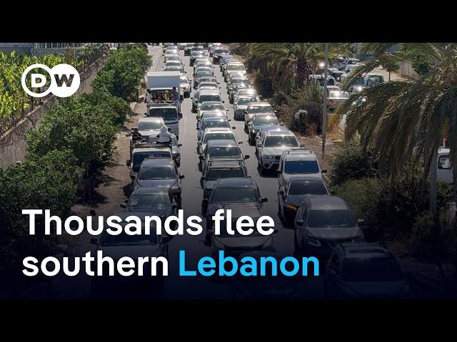 Humanitarian disaster unfolding as thousands of Lebanese displaced by cross-border fire | DW News