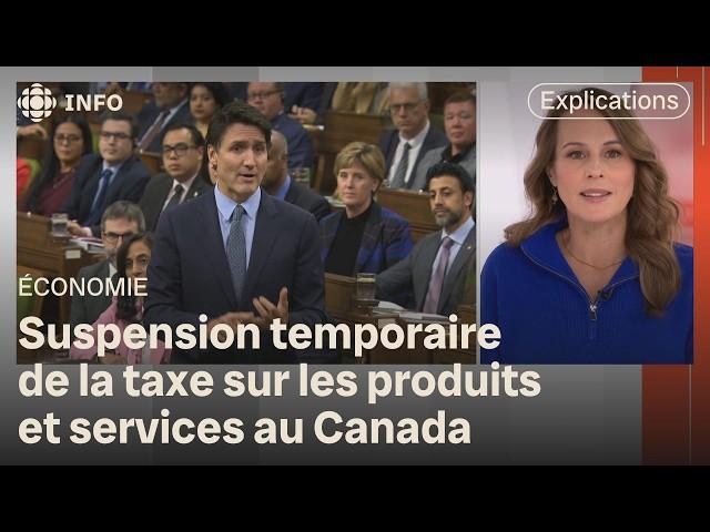 Congé de TPS prévu avant Noël au Canada | D'abord l'info