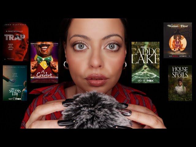 ASMR| What I've Been Watching - Spooky Season Recommendations (Whisper Ramble/Fluffy Mic Brushing)