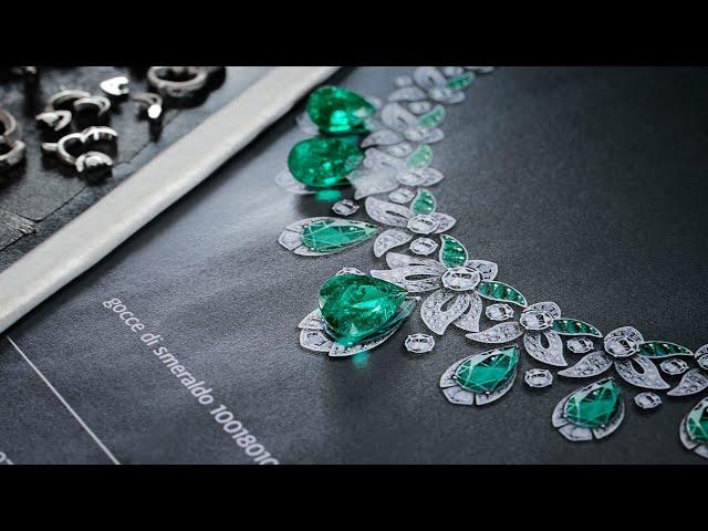 Acanthus Emerald necklace | Mediterranea High Jewelry Collection