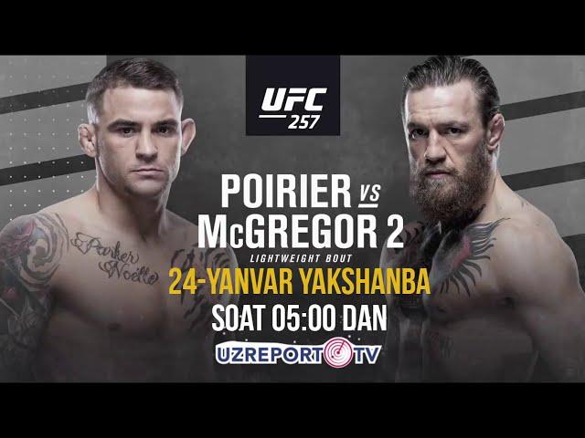 UZREPORT TV UFC 257 musobaqasi translyatsiya huquqini xarid qildi