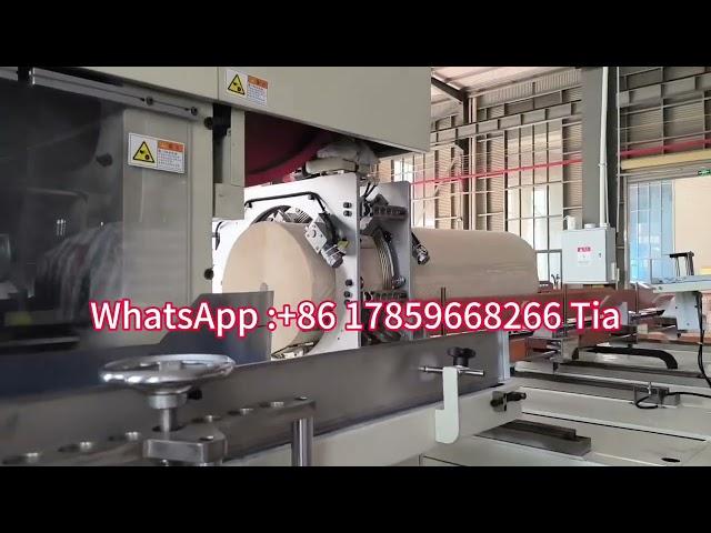 Maxi roll band saw cutting machine