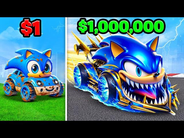 $1 To $1,000,000 SONIC CAR In GTA 5!