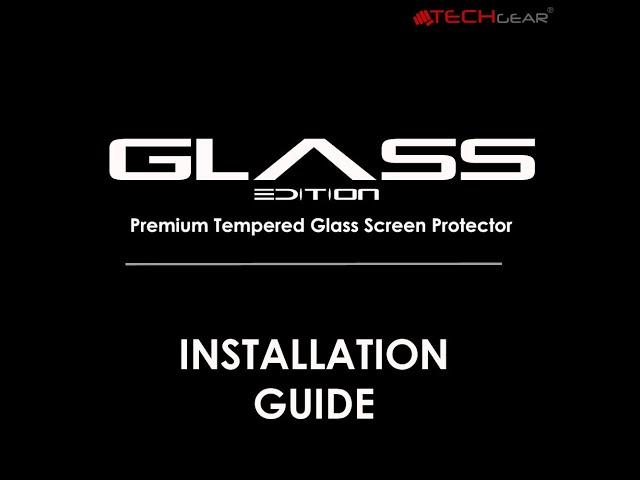 TECHGEAR Tempered Glass Video Installation Guide for iPhone 6S