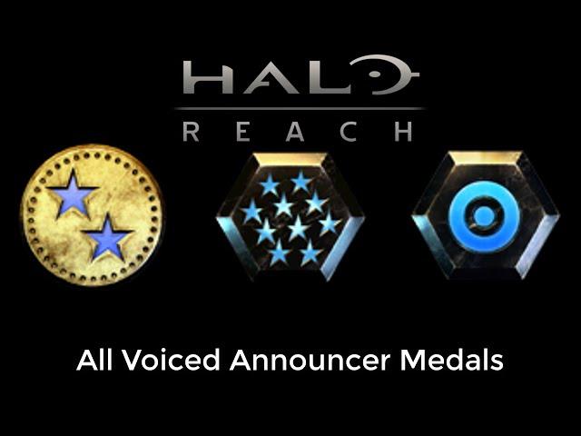 Halo: Reach - All Voiced Announcer Medals