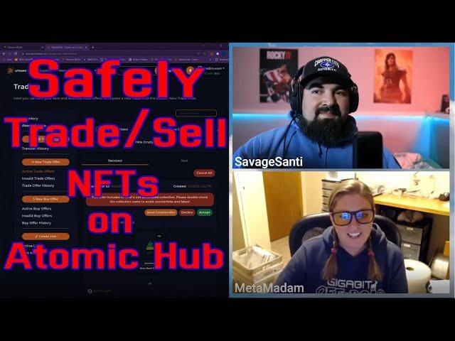 How To Safely Trade/Sell NFTs P2P on Atomic Hub