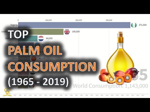 [Top 10] Palm Oil Domestic Consumption (1965 - 2019) | Palm Oil Series