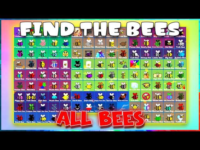 Find The Bees - All Bees [Roblox]