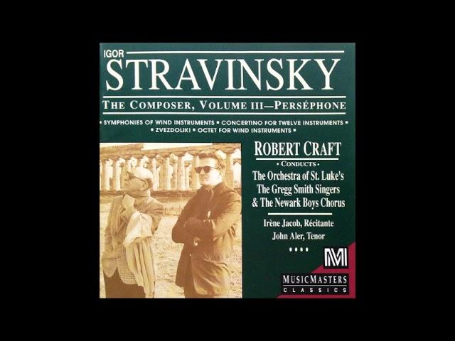 Igor Stravinsky : Le Roi des étoiles, Cantata for male chorus and orchestra (1911-12)