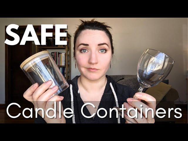 What are SAFE CANDLE CONTAINERS? How to pick the right jars for making candles at home