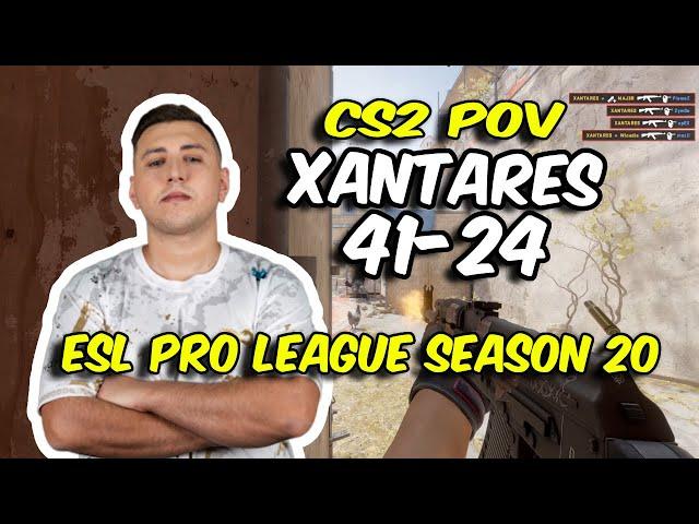 CS2 POV | Eternal Fire XANTARES (41/24) vs Vitality (Inferno) @ ESL Pro League Season 20