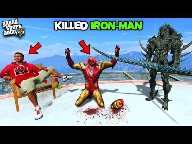 IRONMAN Attacked by DEVIL LORD and GOD in GTA 5 | SHINCHAN and CHOP