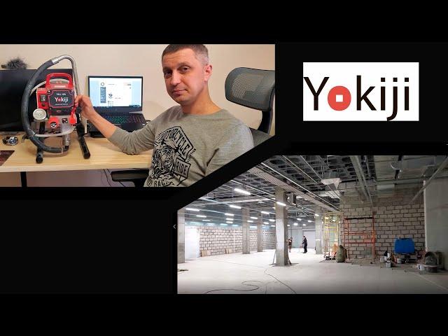 Как работает окрасочный аппарат #Yokiji 120 на больших объемах? Реальный отзыв от покупателя