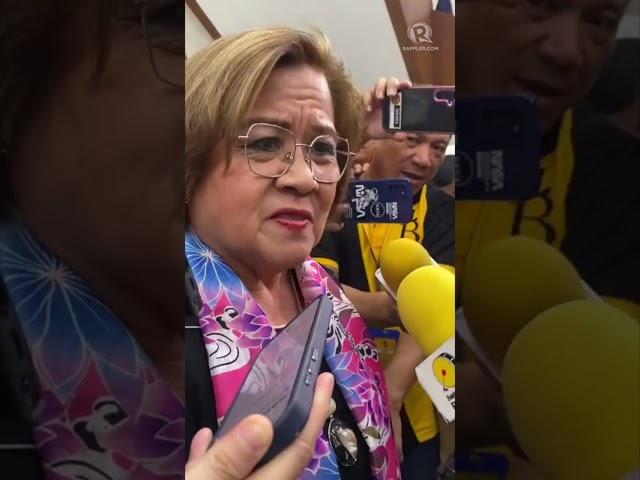 Leila De Lima attends Quad comm inquiry into EJKs under the Duterte presidency