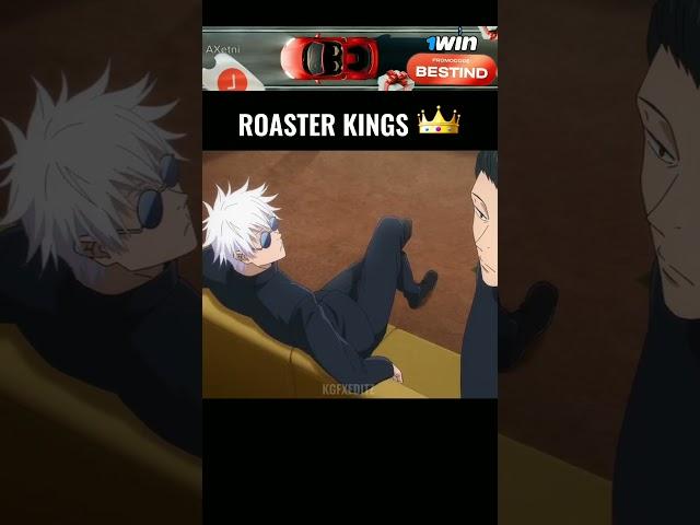 [ROASTER KING]-ONE LOVE||#kgfxeditz #gojosaturoamv #anime #jujutsukaisen #gojo