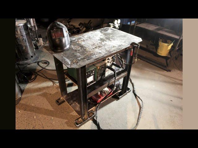 Building a Welding Table from Scrap
