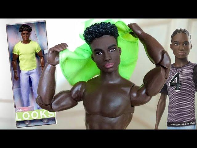 Barbie Looks Model 25 Head Matches? AA Black Signature Ken Doll Unboxing Review Comparison HRM17