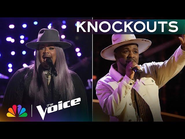 Asher Havon & Tae Lewis Knock The Coaches' Socks Off With Their Performances | The Voice Knockouts