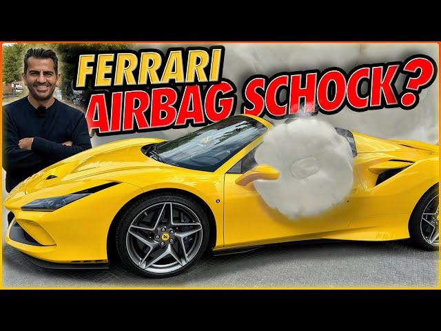  Airbag SCHOCK bei dem Ferrari F8 Spider ! Darf so etwas passieren| Hamid Mossadegh #ferrari