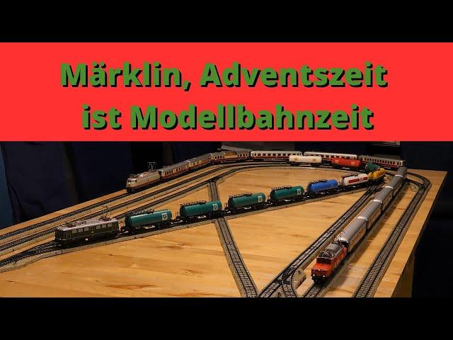 Märklin, M-track system as a table railway, contemplative for  Advent