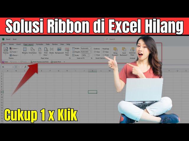 Cara Menampilkan dan Menyembunyikan Menu Bar atau Ribbon di Excel