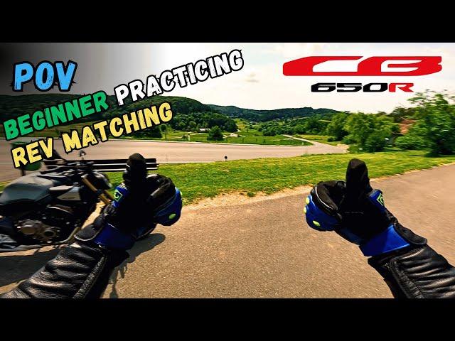 2024 Honda CB650R | POV Beginner Learning Rev Matching On Downshifts | Part 1