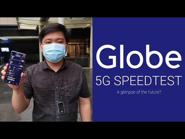 The power of Globe's commercial 5G network! Speed test!