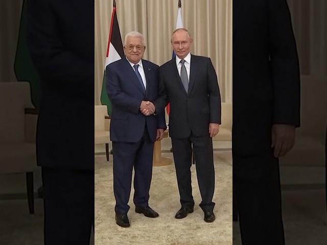 Russia's Putin Meets Palestinian President Abbas in Moscow