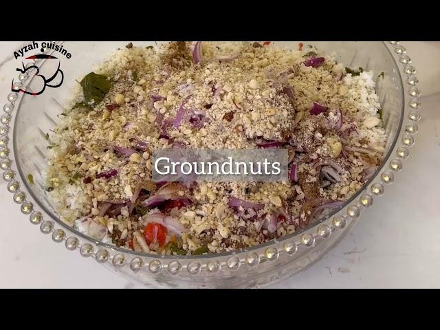 Cook lunch with me - dambun shinkafa - rice grits recipe - ayzahcuisine