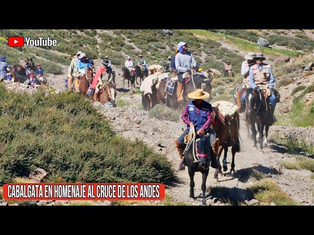Crossing of the Andes Casbalgata chapter 4 cavalcade 2025 February in homage to the army of the A...