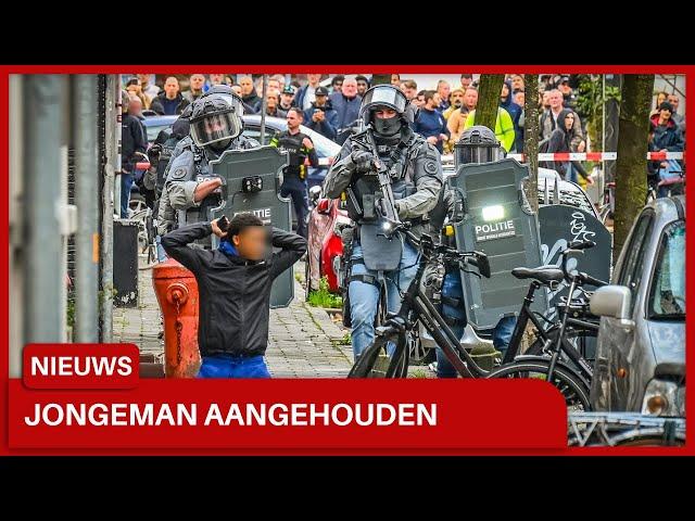 Jongeman door arrestatieteam (DSI) aangehouden Arnhem