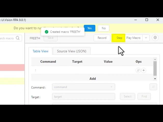 UI VISION RPA WITH FREE ETHEREUM EARN AUTO